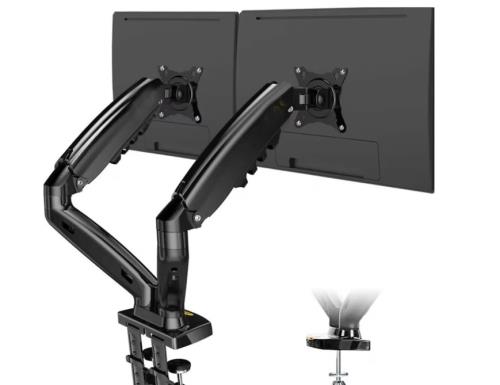 JETVIEW Q32 17/32 2 Lİ ÇİFT KOL AMORTİSÖRLÜ VESA MONİTÖR STANDI AYAK